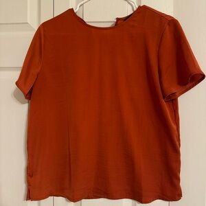 banana republic satin blouse